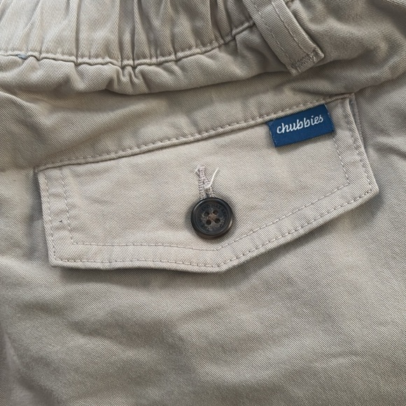 Chubbies Gray and Tan Flat Front Shorts - Picture 4 of 9